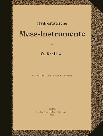 Hydrostatische Mess-Instrumente