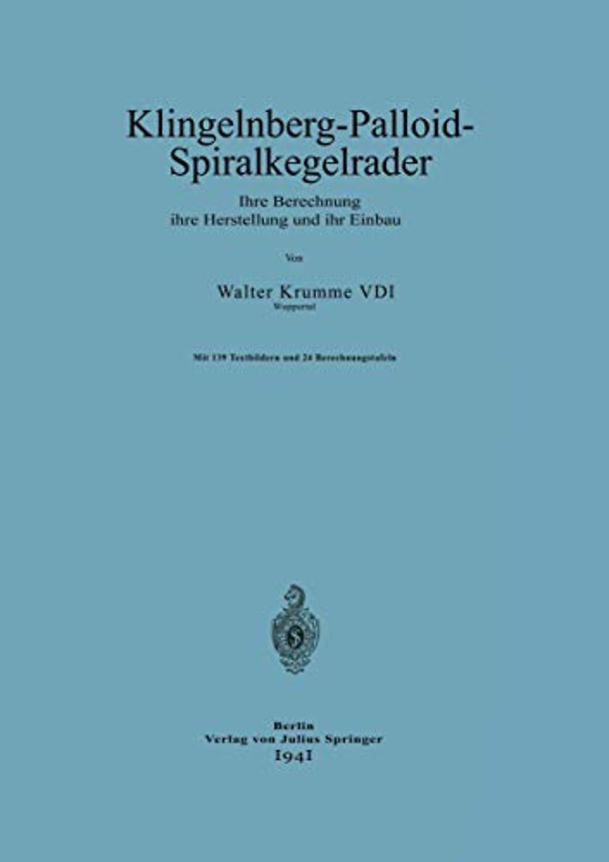 Klingelnberg-Palloid-Spiralkegelräder