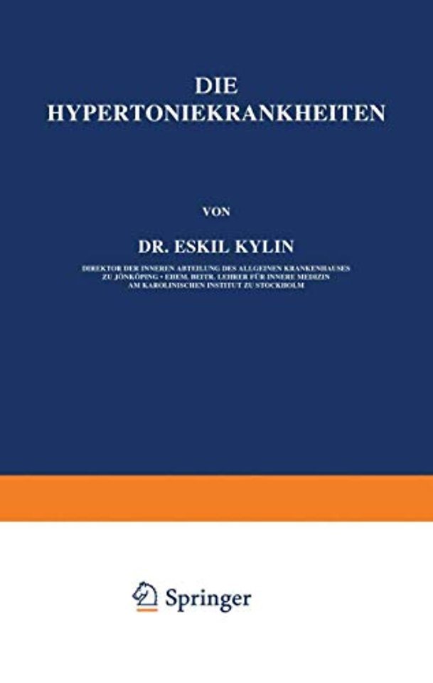 Die Hypertoniekrankheiten