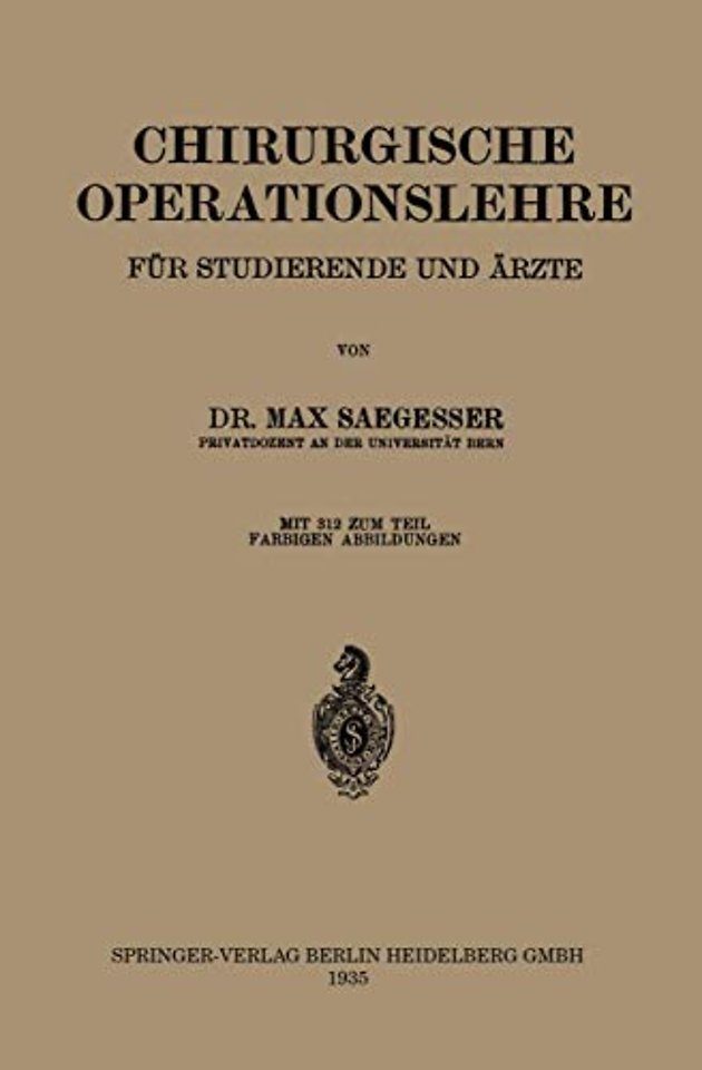 Chirurgische Operationslehre
