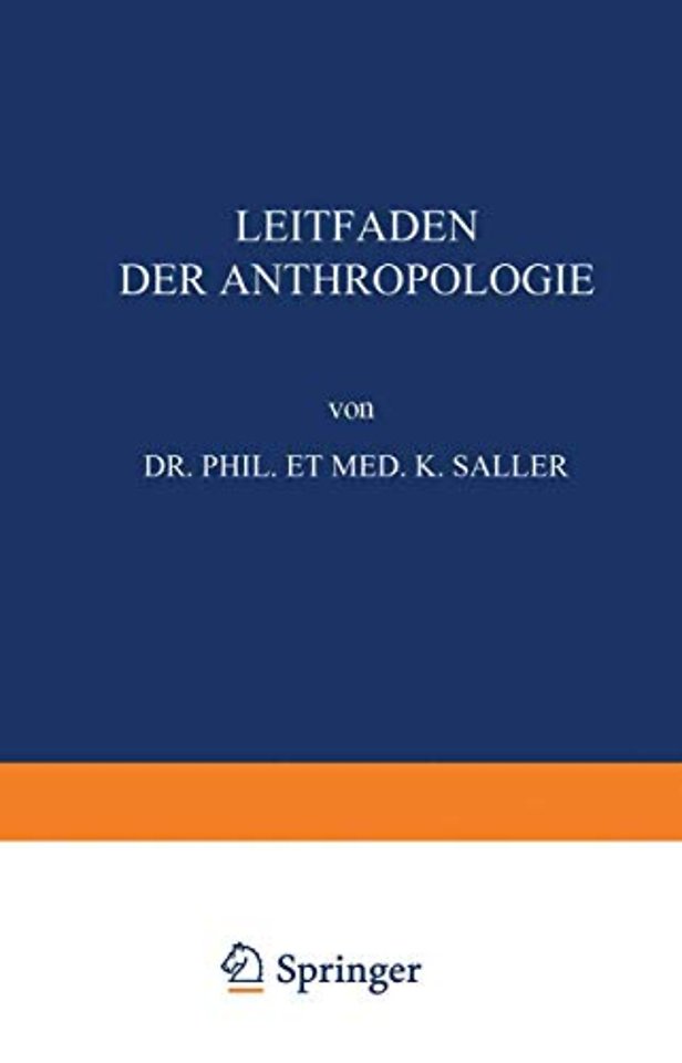 Leitfaden der Anthropologie