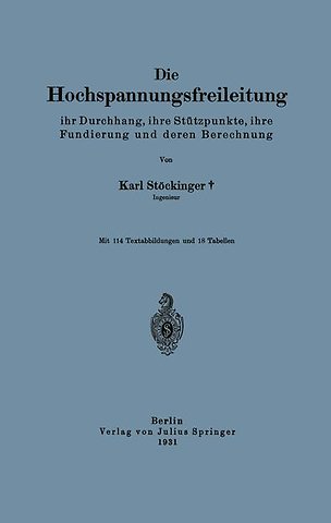 Die Hochspannungsfreileitung