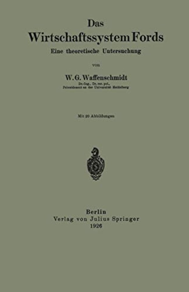 Das Wirtschaftssystem Fords