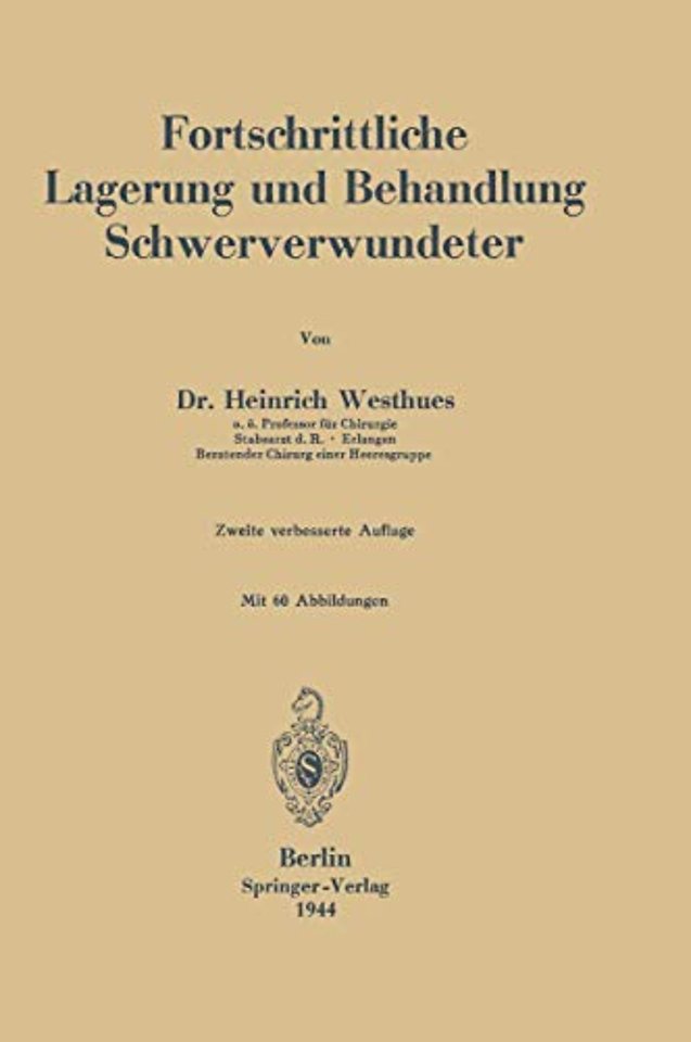 Fortschrittliche Lagerung und Behandlung Schwerverwundeter