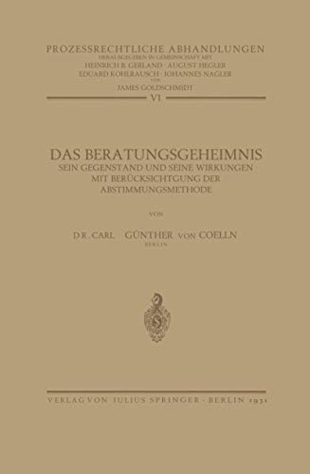 Das Beratungsgeheimnis