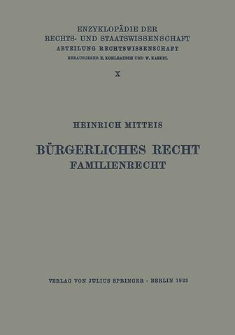 Bürgerliches Recht Familienrecht