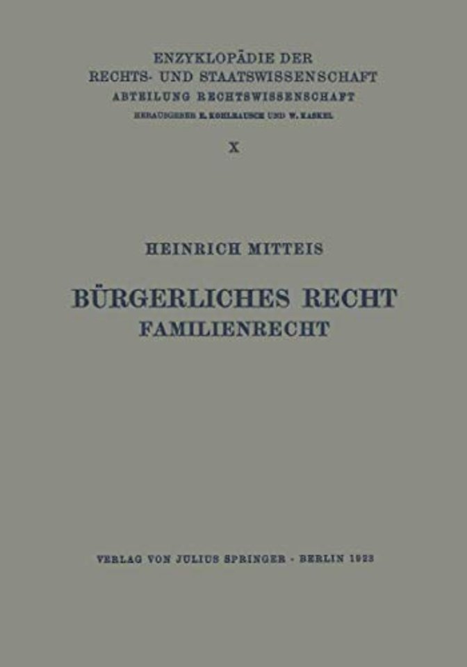 Bürgerliches Recht Familienrecht