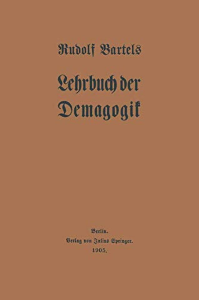 Lehrbuch der Demagogik