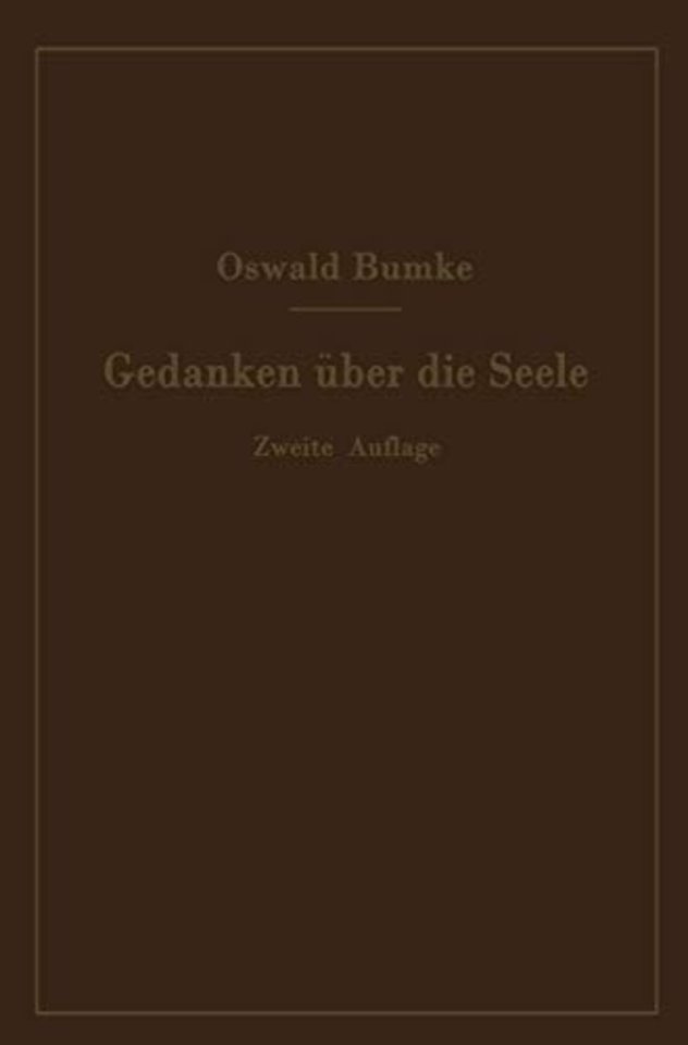 Gedanken über die Seele