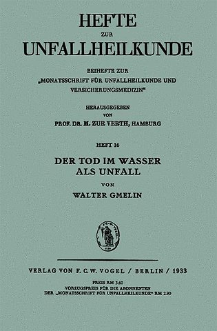 Der Tod im Wasser als Unfall