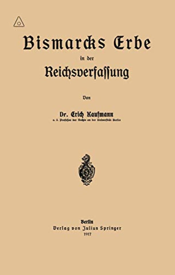 Bismarcks Erbe in der Reichsverfassung