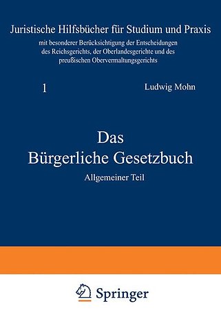 Das Bürgerliche Gesetzbuch