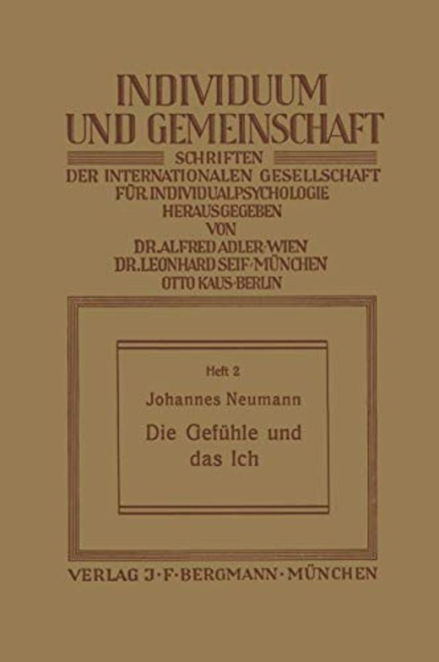 Die Gefühle und das Ich