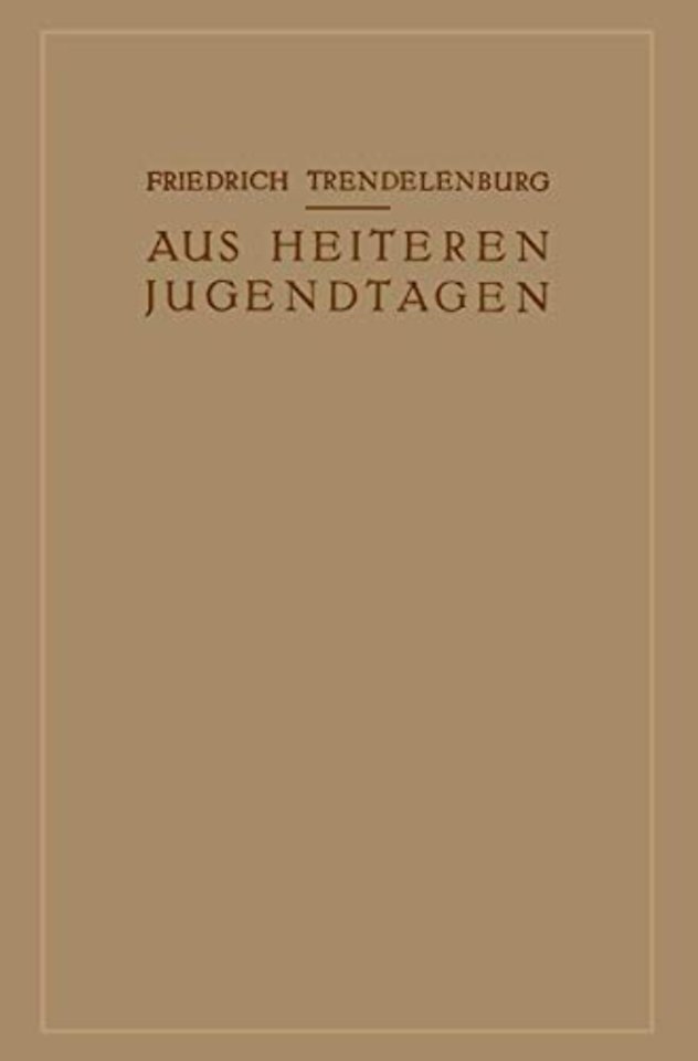 Aus Heiteren Jugendtagen