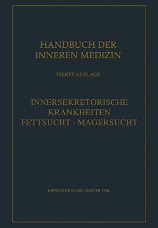 Innersekretorische und Stoffwechselkrankheiten