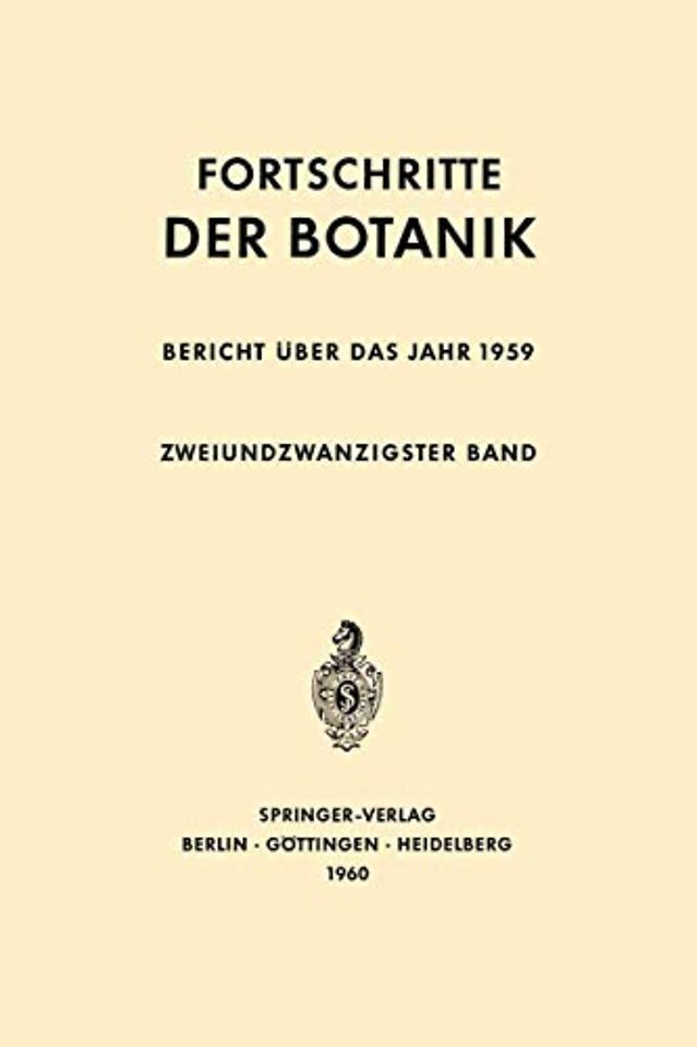 Bericht über das Jahr 1959