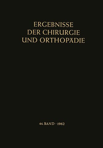 Ergebnisse der Chirurgie und Orthopädie