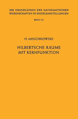 Hilbertsche Räume mit Kernfunktion