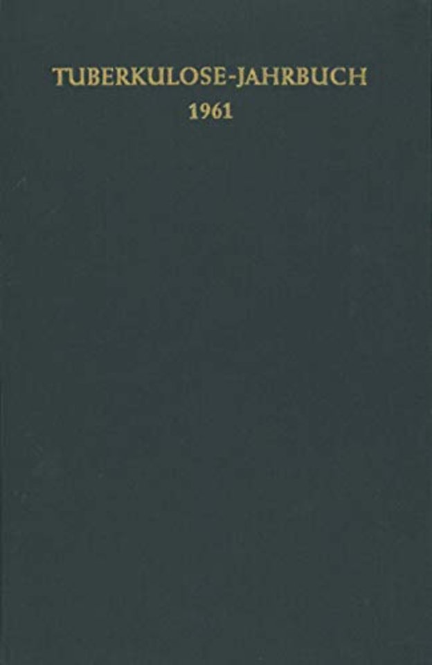 Tuberkulose-Jahrbuch 1961