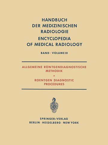 Allgemeine Röntgendiagnostische Methodik Roentgen Diagnostic Procedures