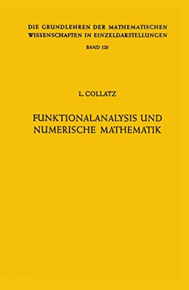 Funktionalanalysis und Numerische Mathematik