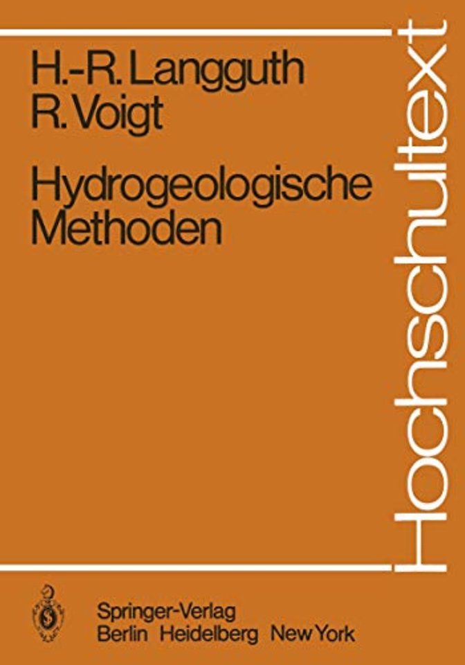 Hydrogeologische Methoden