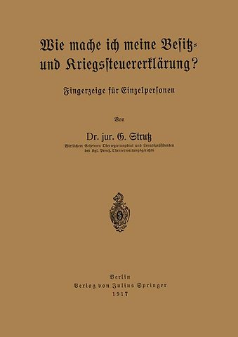 Wie mache ich meine Besitz- und Kriegssteuererklärung?