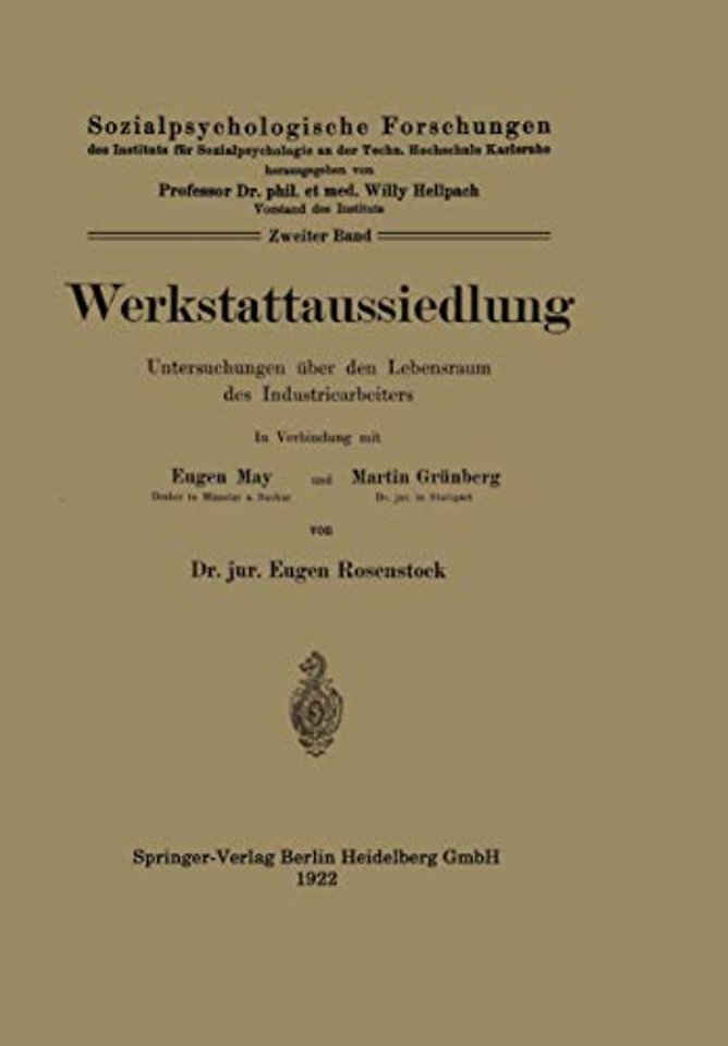 Werkstattaussiedlung