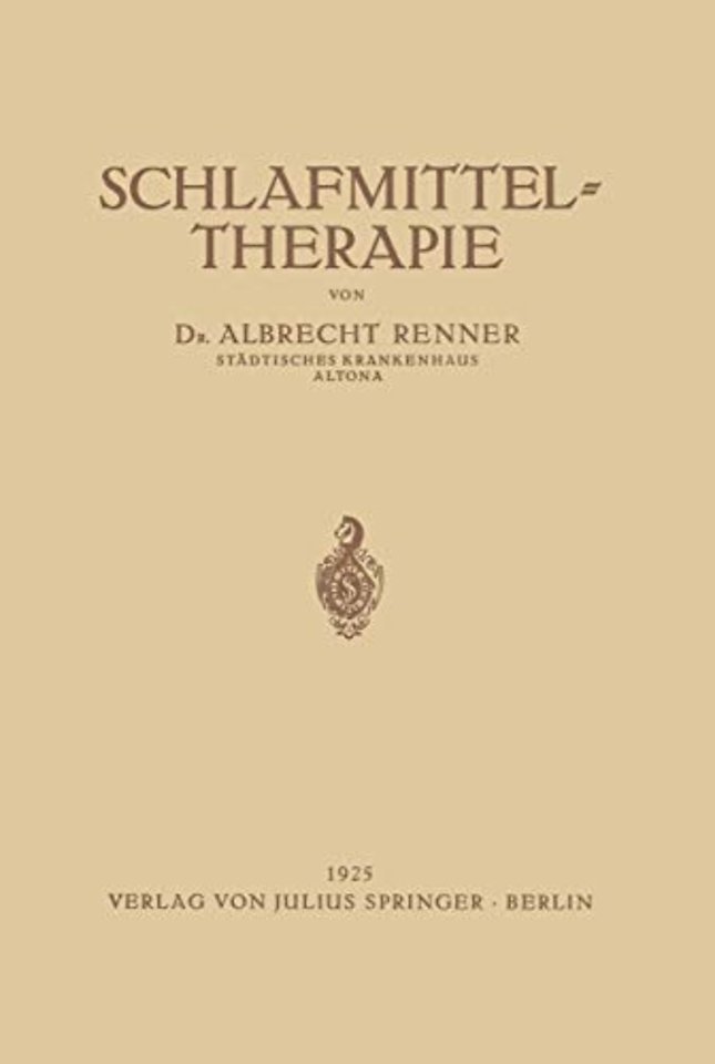 Schlafmittel-Therapie