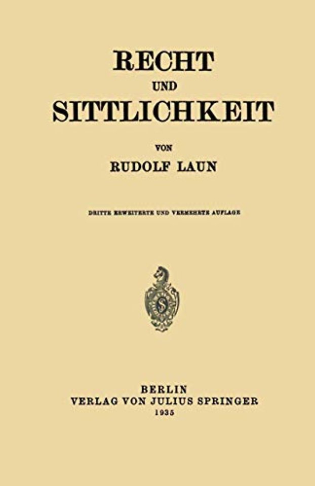 Recht und Sittlichkeit
