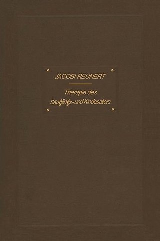 Therapie des Säuglings- und Kindesalters