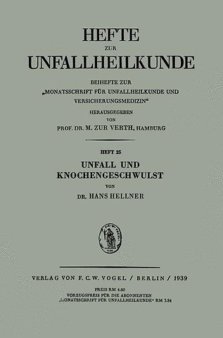 Unfall und Knochengeschwulst