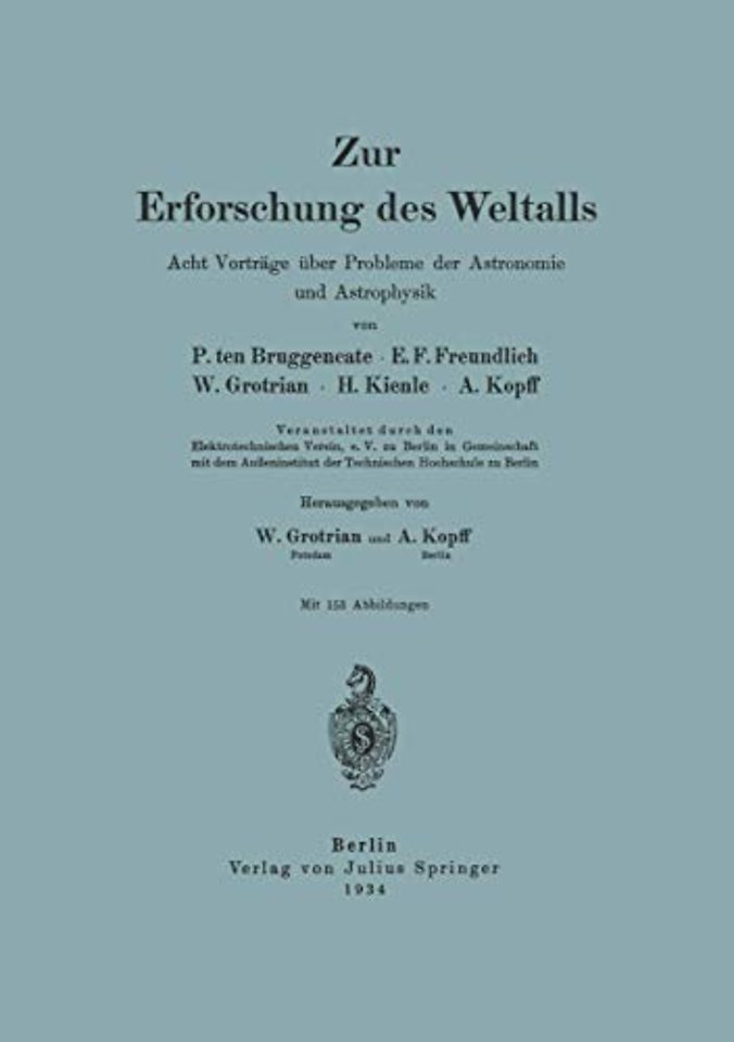 Zur Erforschung des Weltalls