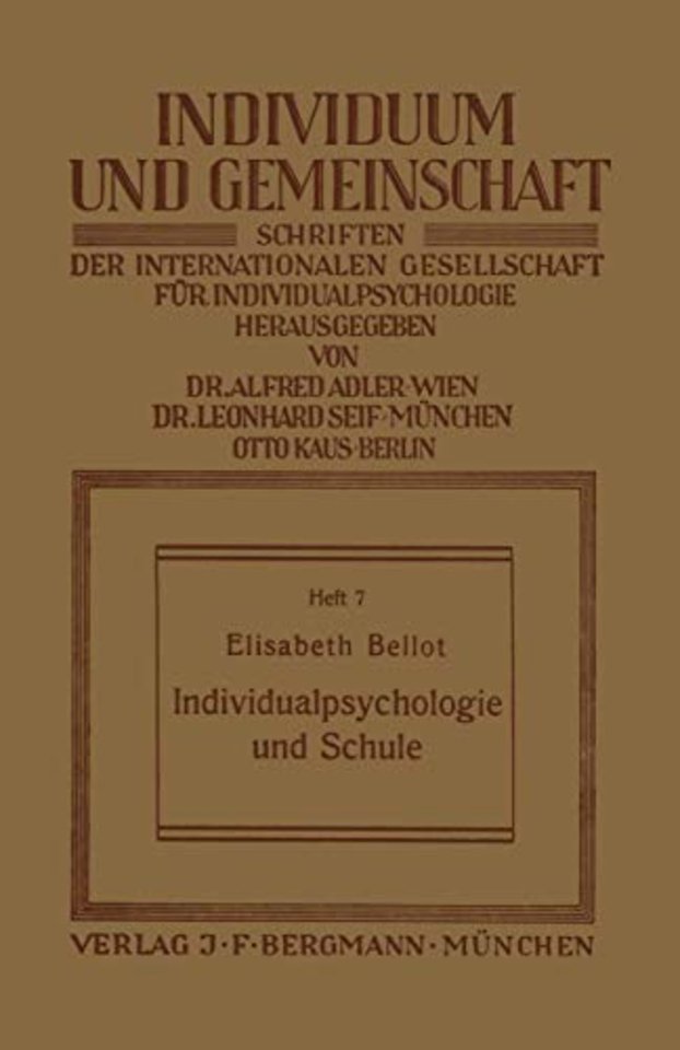 Individualpsychologie und Schule