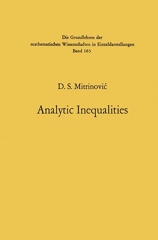 Analytic Inequalities