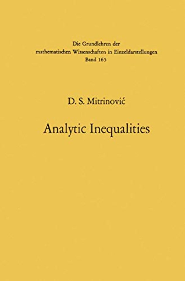 Analytic Inequalities