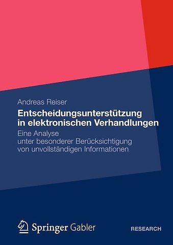 Entscheidungsunterstützung in elektronischen Verhandlungen
