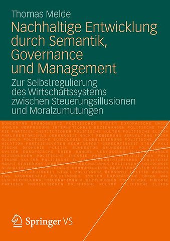 Nachhaltige Entwicklung durch Semantik, Governance und Management