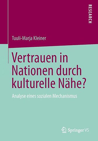 Vertrauen in Nationen durch kulturelle Nähe?