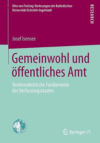 Gemeinwohl und öffentliches Amt