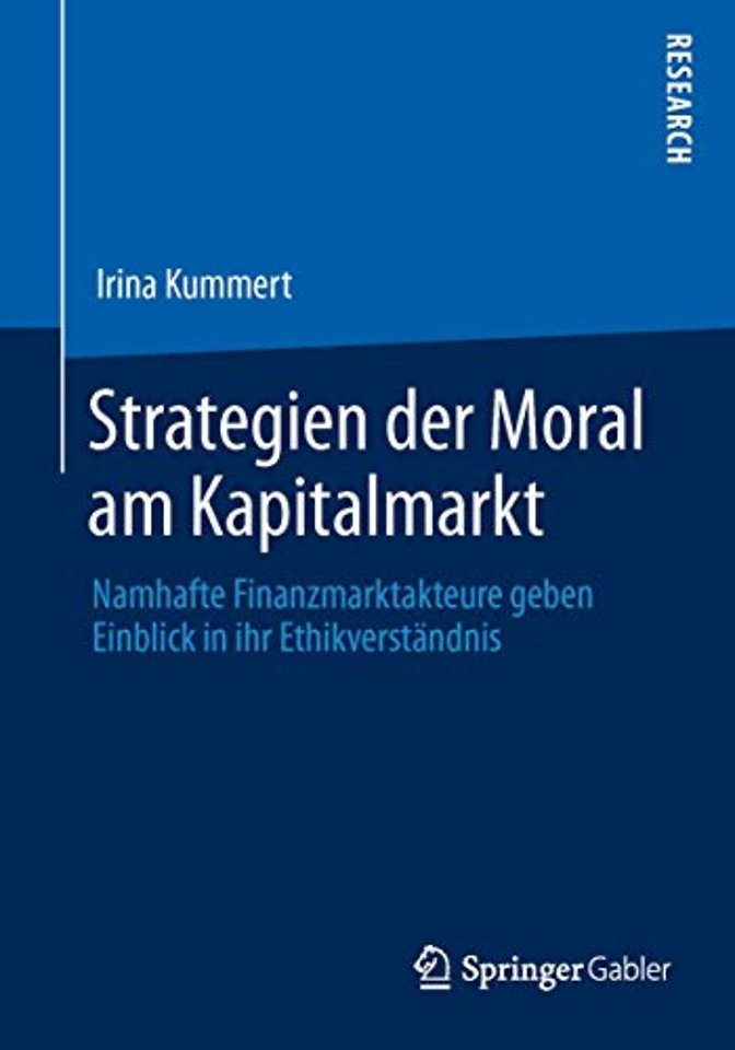 Strategien der Moral am Kapitalmarkt