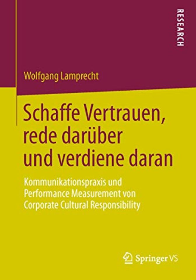 Schaffe Vertrauen, rede darüber und verdiene daran
