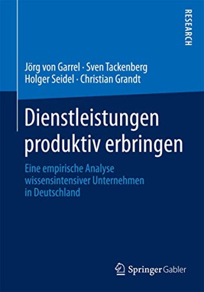 Dienstleistungen produktiv erbringen