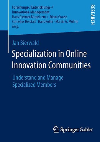 Specialization in Online Innovation Communities