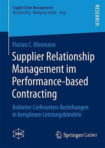 Supplier Relationship Management im Performance-based Contracting