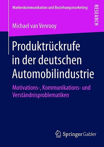 Produktrückrufe in der deutschen Automobilindustrie