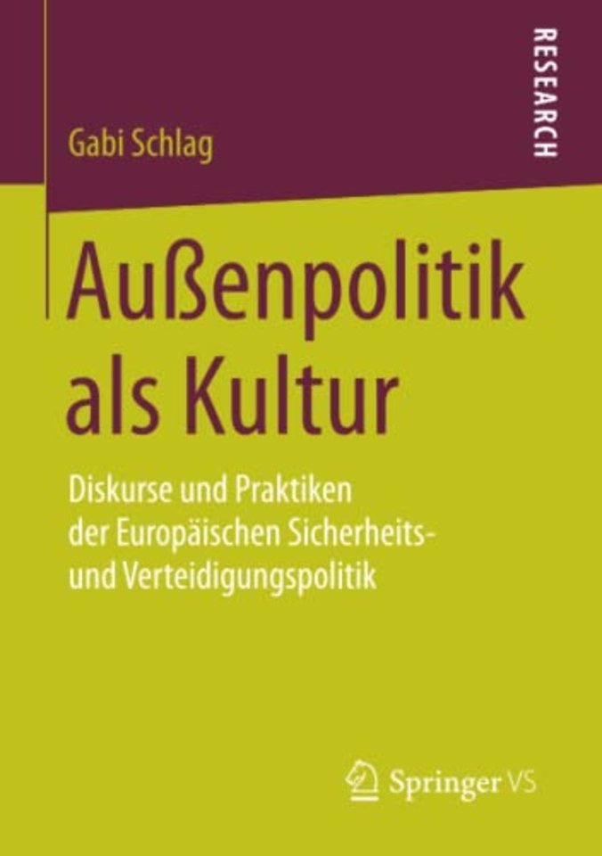 Außenpolitik als Kultur