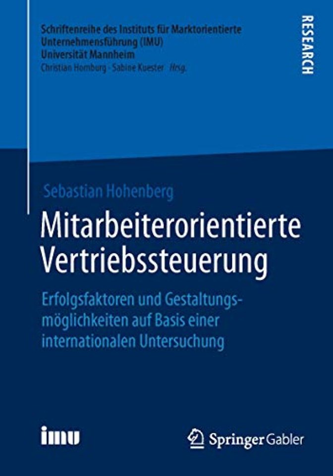 Mitarbeiterorientierte Vertriebssteuerung