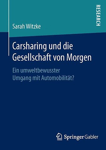 Carsharing und die Gesellschaft von Morgen