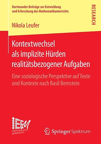 Kontextwechsel als implizite Hürden realitätsbezogener Aufgaben
